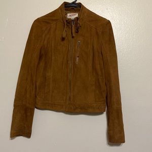 Arizona the original jeans leather Jacket size Medium color brown